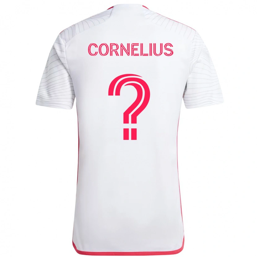 Danxen Criança Camisola Lorenzo Cornelius #0 Branco Magenta Alternativa 2025/26 Camisa