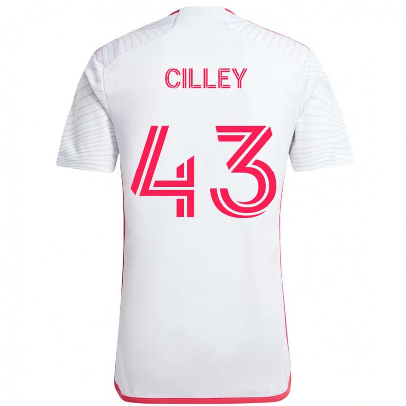 Danxen Criança Camisola Cam Cilley #43 Branco Magenta Alternativa 2025/26 Camisa