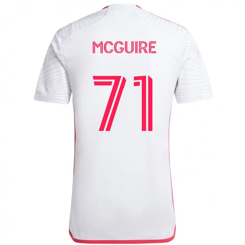 Danxen Criança Camisola Nolan Mcguire #71 Branco Magenta Alternativa 2025/26 Camisa