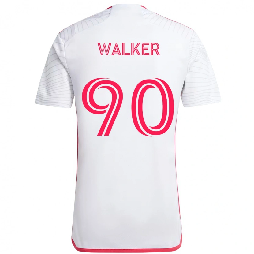 Danxen Criança Camisola Eric Walker #90 Branco Magenta Alternativa 2025/26 Camisa