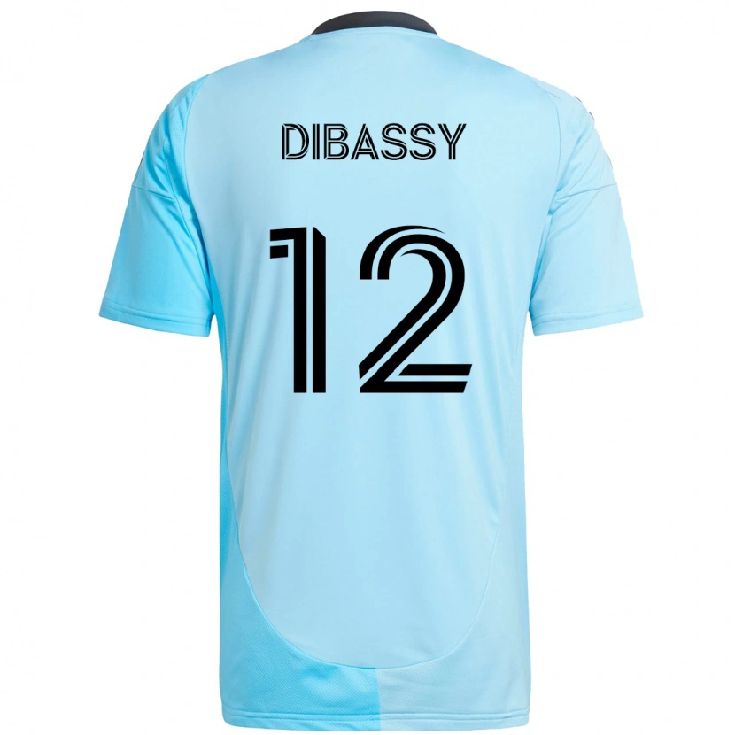Danxen Criança Camisola Bakaye Dibassy #12 Azul Celeste Alternativa 2025/26 Camisa