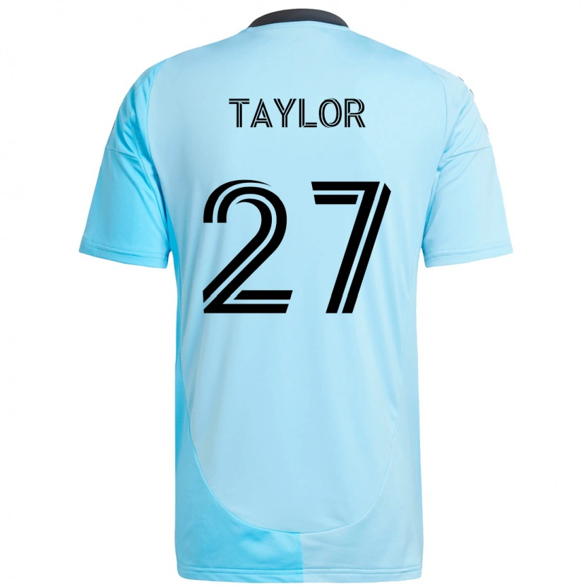 Danxen Criança Camisola D.j. Taylor #27 Azul Celeste Alternativa 2025/26 Camisa