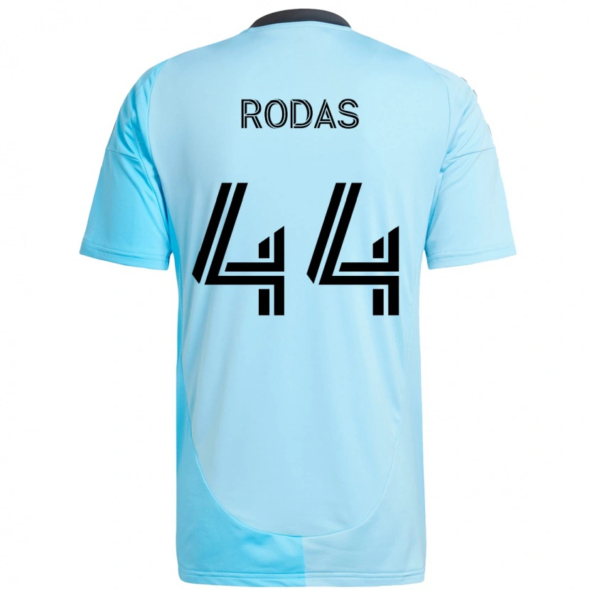 Danxen Criança Camisola Geremy Rodas #44 Azul Celeste Alternativa 2025/26 Camisa