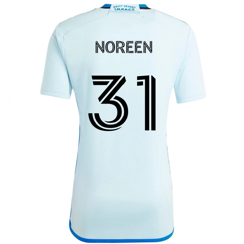 Danxen Criança Camisola Tijhof Noreen #31 Azul Celeste Azul Escuro Alternativa 2025/26 Camisa