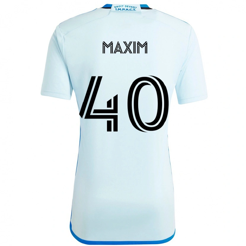 Danxen Criança Camisola Ellyson Maxim #40 Azul Celeste Azul Escuro Alternativa 2025/26 Camisa