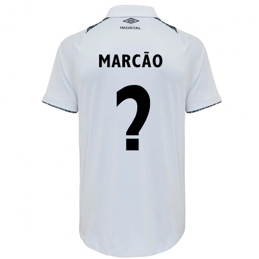 Danxen Criança Camisola Marcão #0 Branco Azul Alternativa 2025/26 Camisa