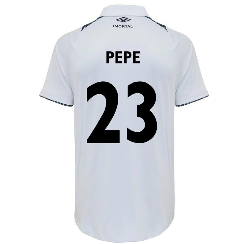 Danxen Criança Camisola Pepê #23 Branco Azul Alternativa 2025/26 Camisa