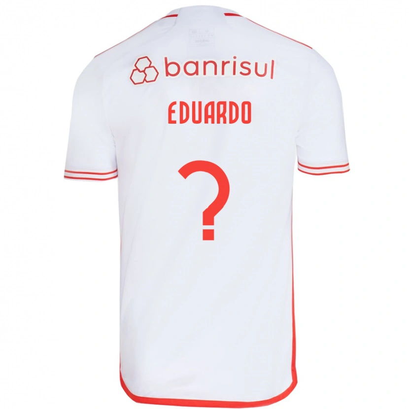 Danxen Criança Camisola Carlos Eduardo #0 Branco Vermelho Alternativa 2025/26 Camisa
