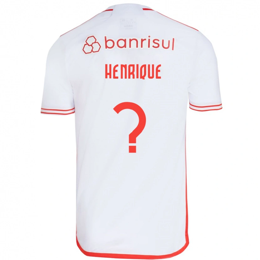 Danxen Criança Camisola Henrique #0 Branco Vermelho Alternativa 2025/26 Camisa