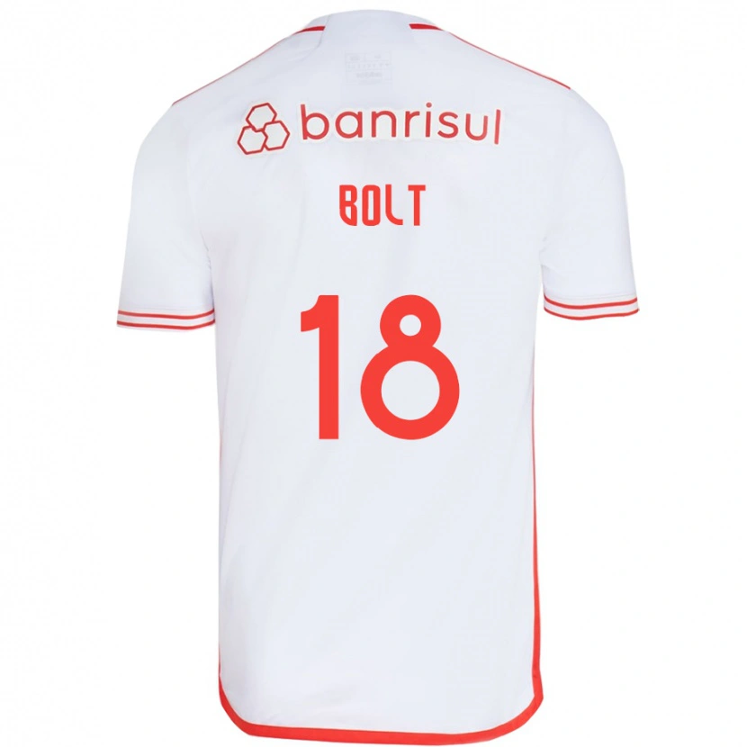 Danxen Criança Camisola Tamara Bolt #18 Branco Vermelho Alternativa 2025/26 Camisa