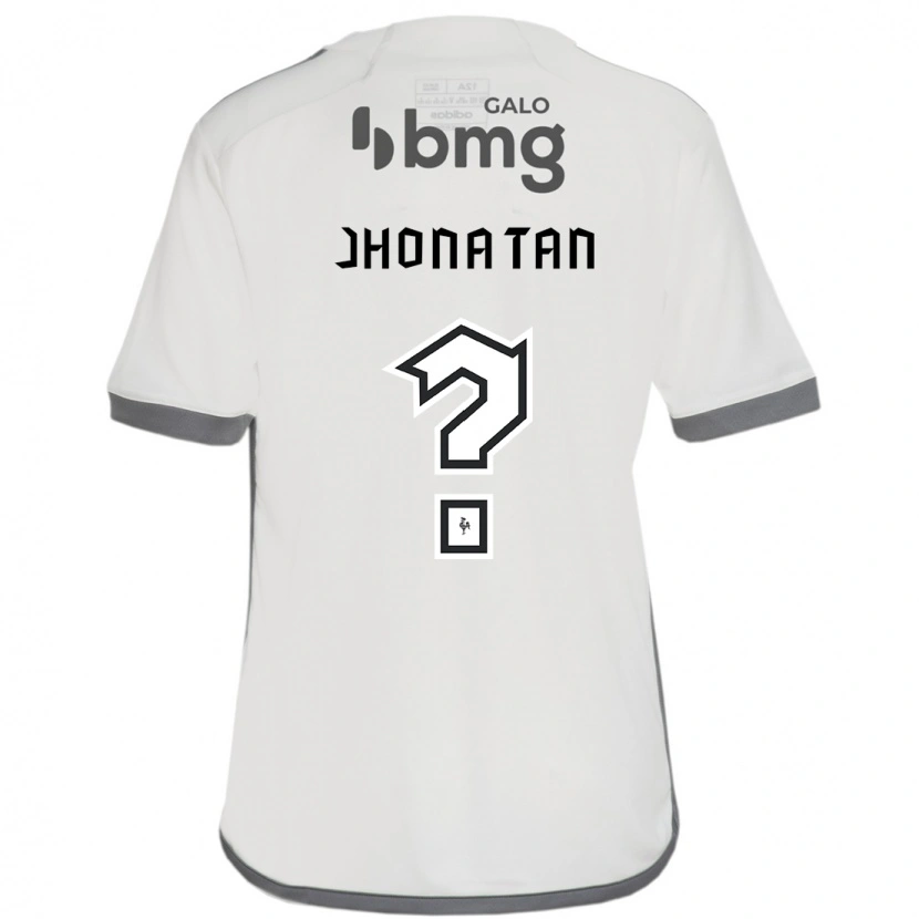 Danxen Criança Camisola Jhonathan Bernardo #0 Branco Sujo Alternativa 2025/26 Camisa