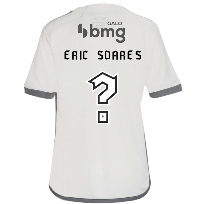 Danxen Criança Camisola Eric Soares #0 Branco Sujo Alternativa 2025/26 Camisa