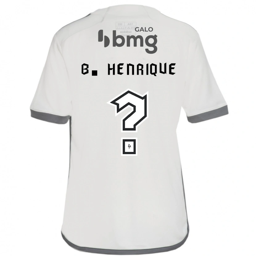 Danxen Criança Camisola Bruno Henrique #0 Branco Sujo Alternativa 2025/26 Camisa