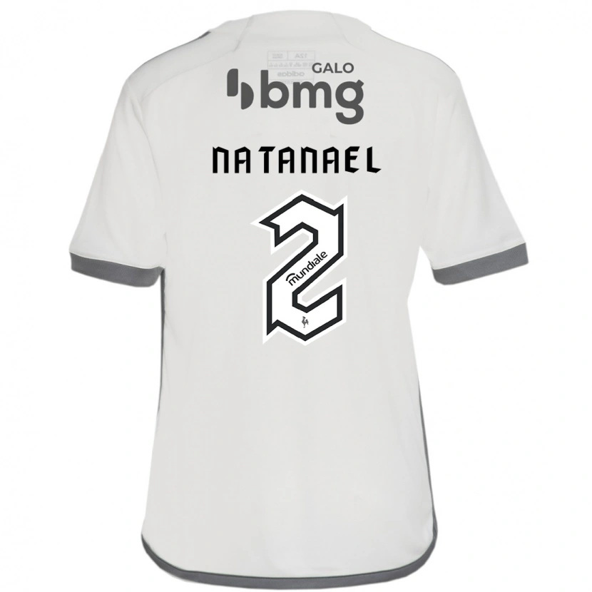 Danxen Criança Camisola Natanael #2 Branco Sujo Alternativa 2025/26 Camisa