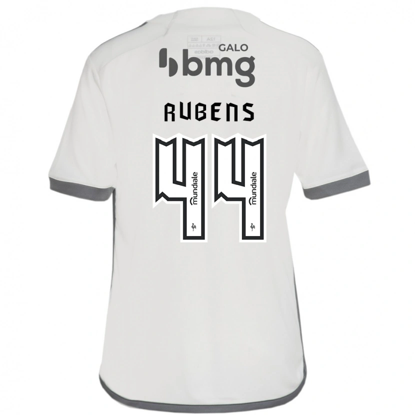 Danxen Criança Camisola Rubens #44 Branco Sujo Alternativa 2025/26 Camisa