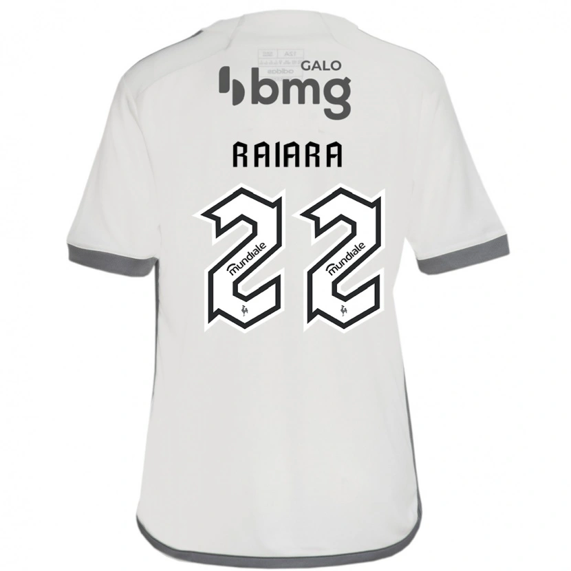Danxen Criança Camisola Raiara #22 Branco Sujo Alternativa 2025/26 Camisa