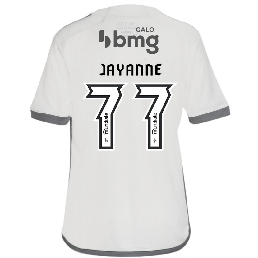 Danxen Criança Camisola Jayanne #77 Branco Sujo Alternativa 2025/26 Camisa