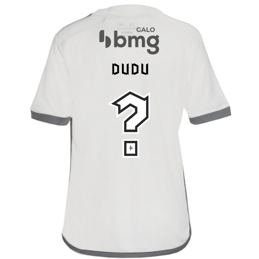 Danxen Criança Camisola Dudu #0 Branco Sujo Alternativa 2025/26 Camisa