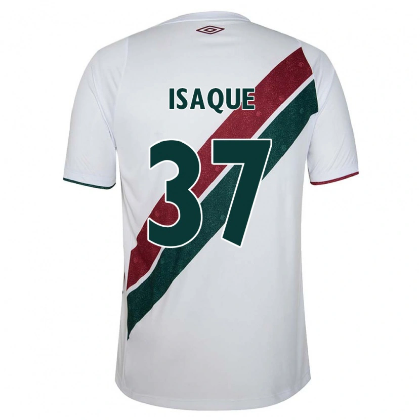 Danxen Criança Camisola Isaque #37 Branco Verde Bordô Alternativa 2025/26 Camisa