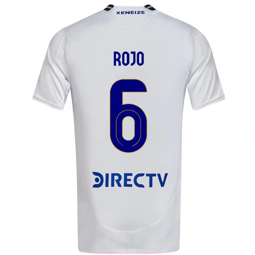 Danxen Criança Camisola Marcos Rojo #6 Branco Azul Alternativa 2025/26 Camisa