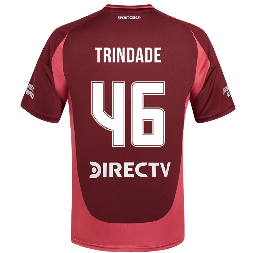 Danxen Criança Camisola Gonzalo Trindade #46 Bordô Magenta Alternativa 2025/26 Camisa