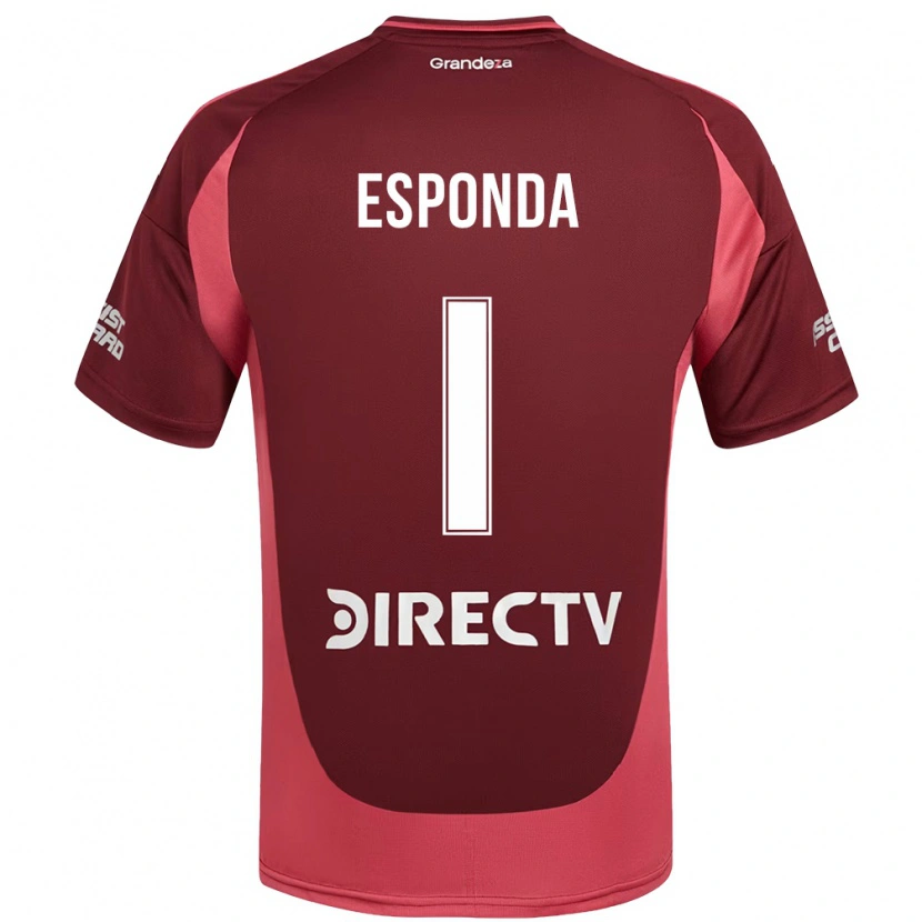 Danxen Criança Camisola Lara Esponda #1 Bordô Magenta Alternativa 2025/26 Camisa