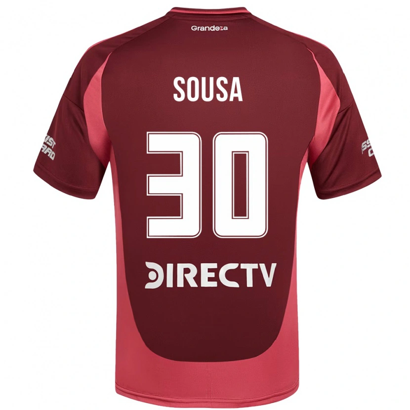 Danxen Criança Camisola Ludmila Sousa #30 Bordô Magenta Alternativa 2025/26 Camisa