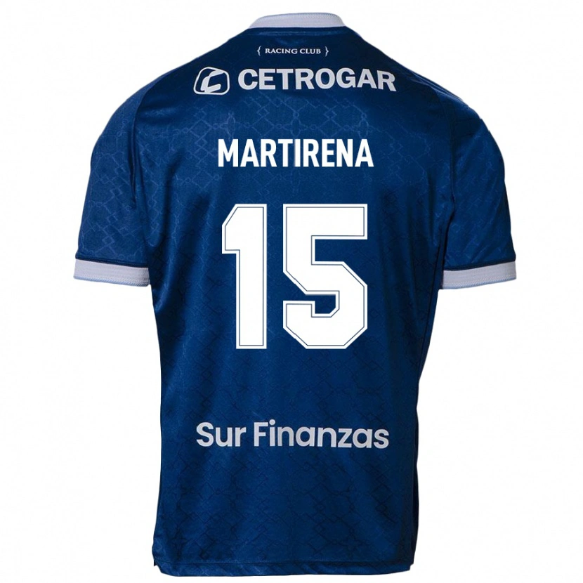 Danxen Criança Camisola Gastón Martirena #15 Azul Escuro Alternativa 2025/26 Camisa