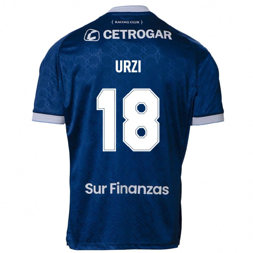Danxen Criança Camisola Agustín Urzi #18 Azul Escuro Alternativa 2025/26 Camisa