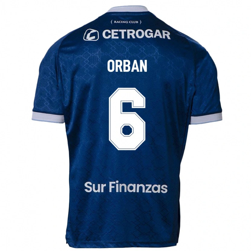 Danxen Criança Camisola Lucas Orban #6 Azul Escuro Alternativa 2025/26 Camisa