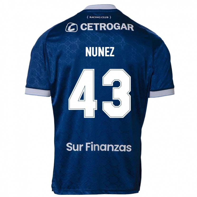 Danxen Criança Camisola Lucas Nunez #43 Azul Escuro Alternativa 2025/26 Camisa