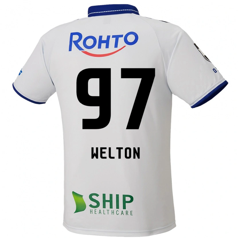 Danxen Criança Camisola Welton #97 Branco Azul Preto Alternativa 2025/26 Camisa