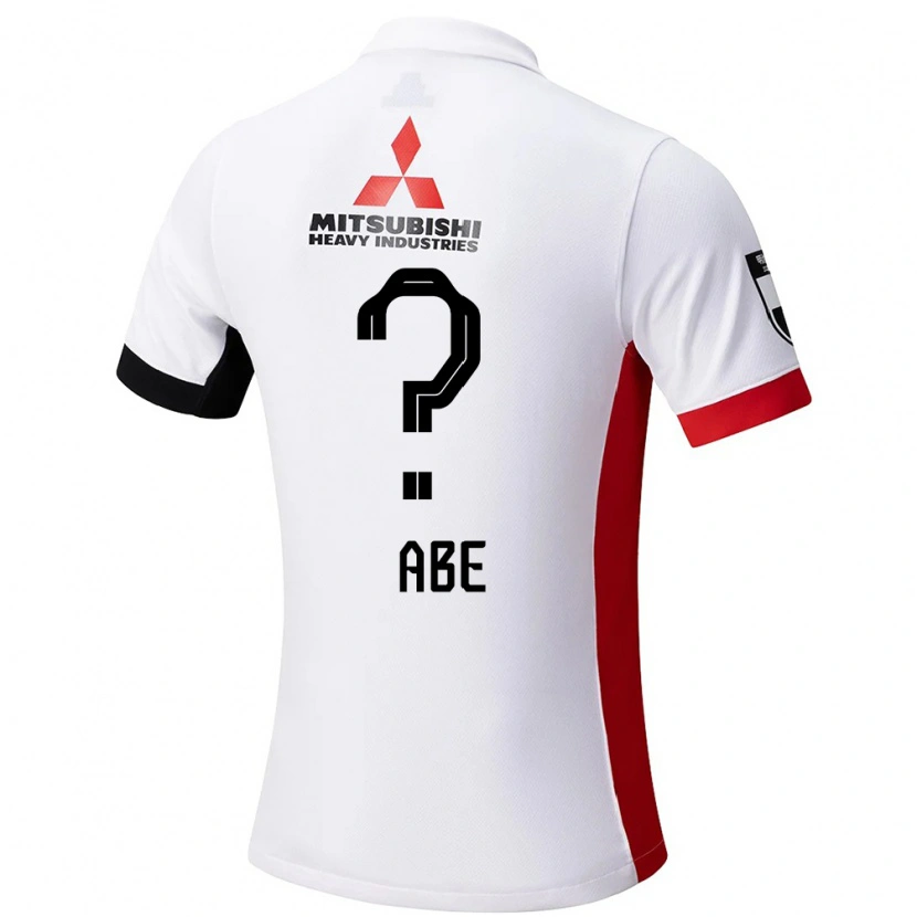 Danxen Criança Camisola Yushin Abe #0 Branco Preto Alternativa 2025/26 Camisa