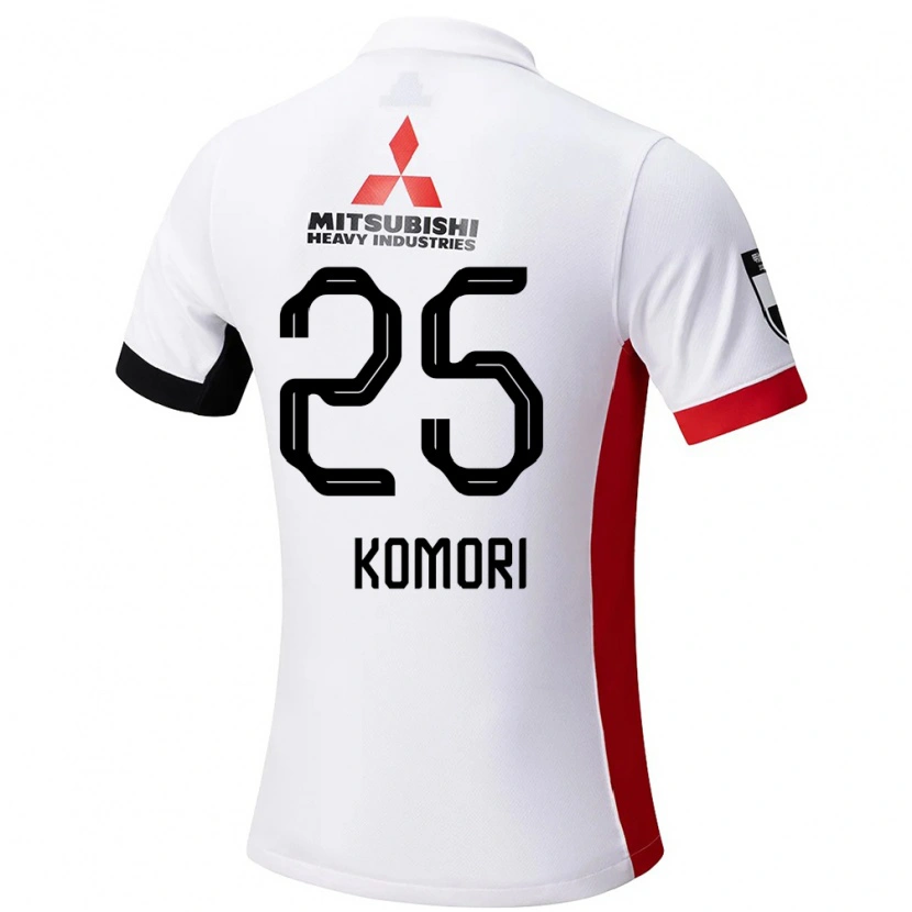 Danxen Criança Camisola Haruki Komori #25 Branco Preto Alternativa 2025/26 Camisa