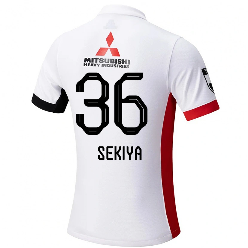 Danxen Criança Camisola Hikaru Sekiya #36 Branco Preto Alternativa 2025/26 Camisa