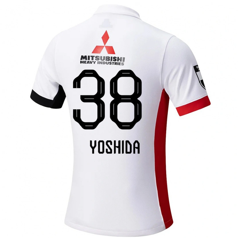 Danxen Criança Camisola Masanobu Yoshida #38 Branco Preto Alternativa 2025/26 Camisa