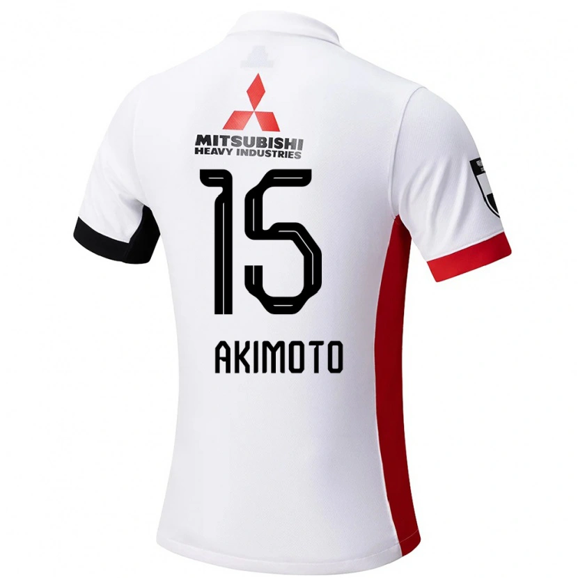 Danxen Criança Camisola Takahiro Akimoto #15 Branco Preto Alternativa 2025/26 Camisa