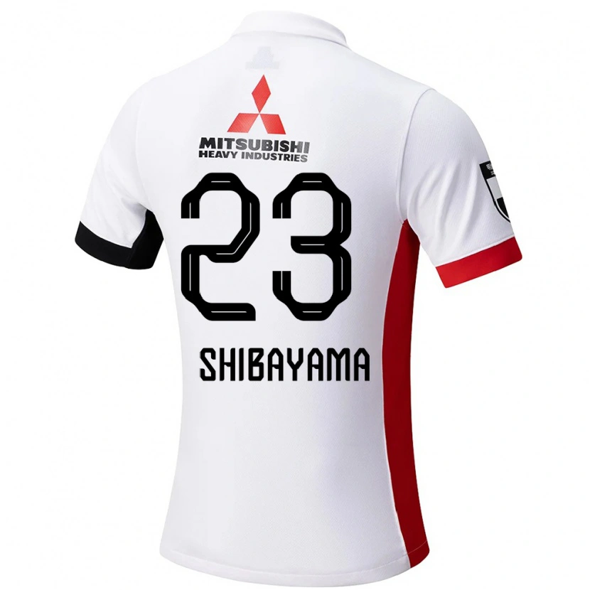 Danxen Criança Camisola Fumina Shibayama #23 Branco Preto Alternativa 2025/26 Camisa