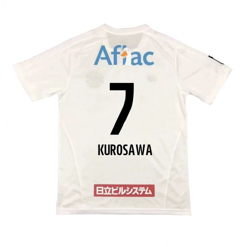 Danxen Criança Camisola Shido Kurosawa #7 Cinza Claro Bege Alternativa 2025/26 Camisa