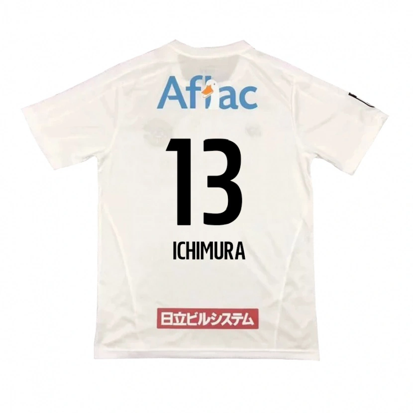 Danxen Criança Camisola Ken Ichimura #13 Cinza Claro Bege Alternativa 2025/26 Camisa
