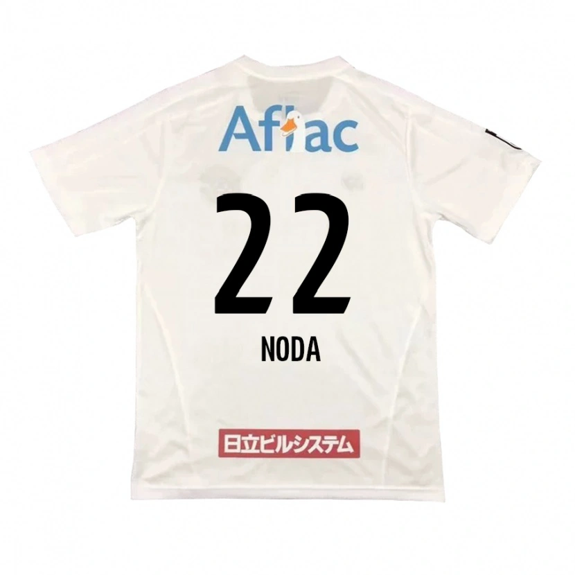 Danxen Criança Camisola Hiroki Noda #22 Cinza Claro Bege Alternativa 2025/26 Camisa