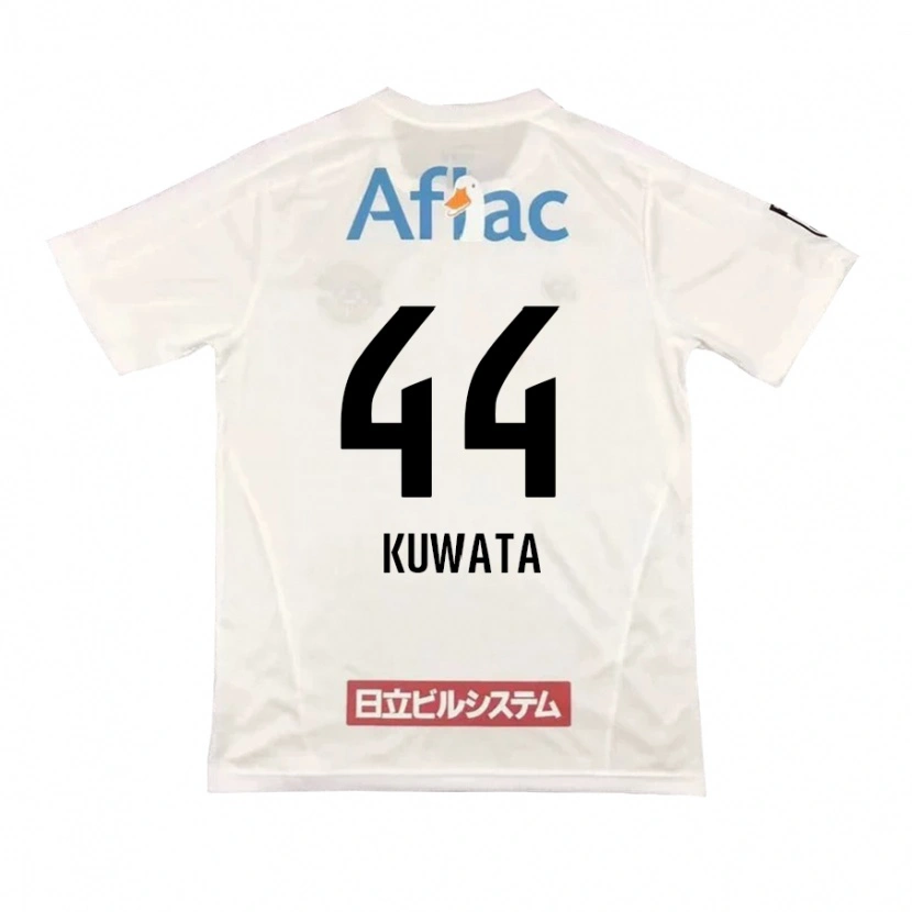 Danxen Criança Camisola Taisei Kuwata #44 Cinza Claro Bege Alternativa 2025/26 Camisa