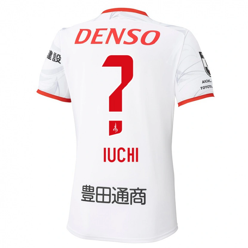 Danxen Criança Camisola Yosuke Iuchi #0 Branco Vermelho Alternativa 2025/26 Camisa