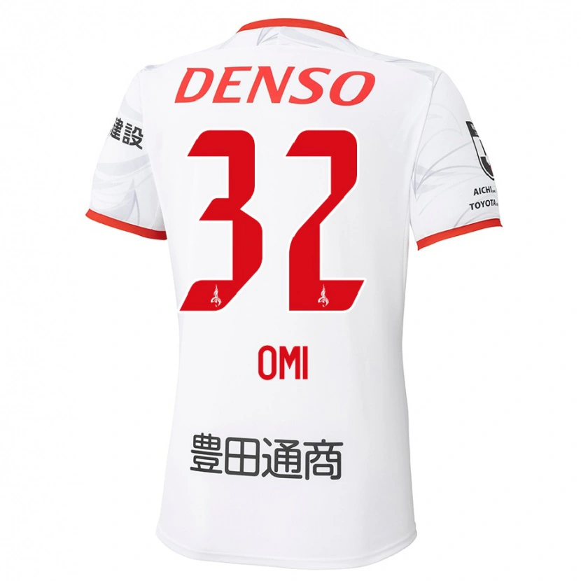 Danxen Criança Camisola Sanii Omi #32 Branco Vermelho Alternativa 2025/26 Camisa