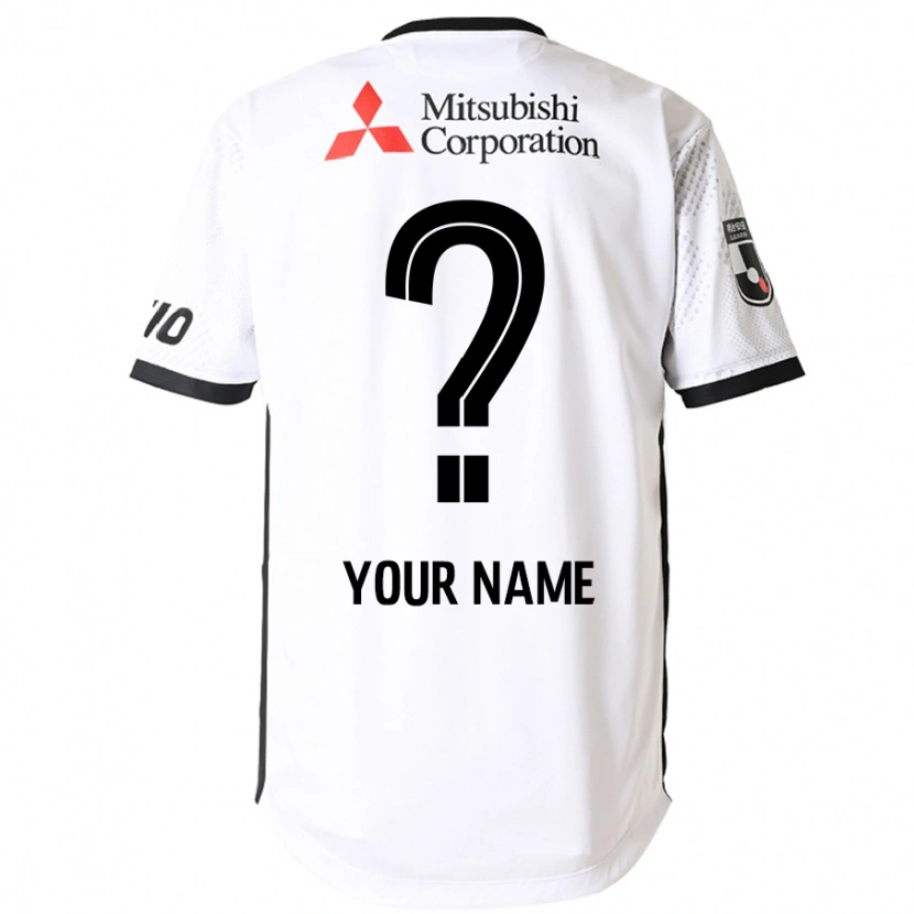 Danxen Criança Camisola Seu Nome #0 Branco Preto Alternativa 2025/26 Camisa