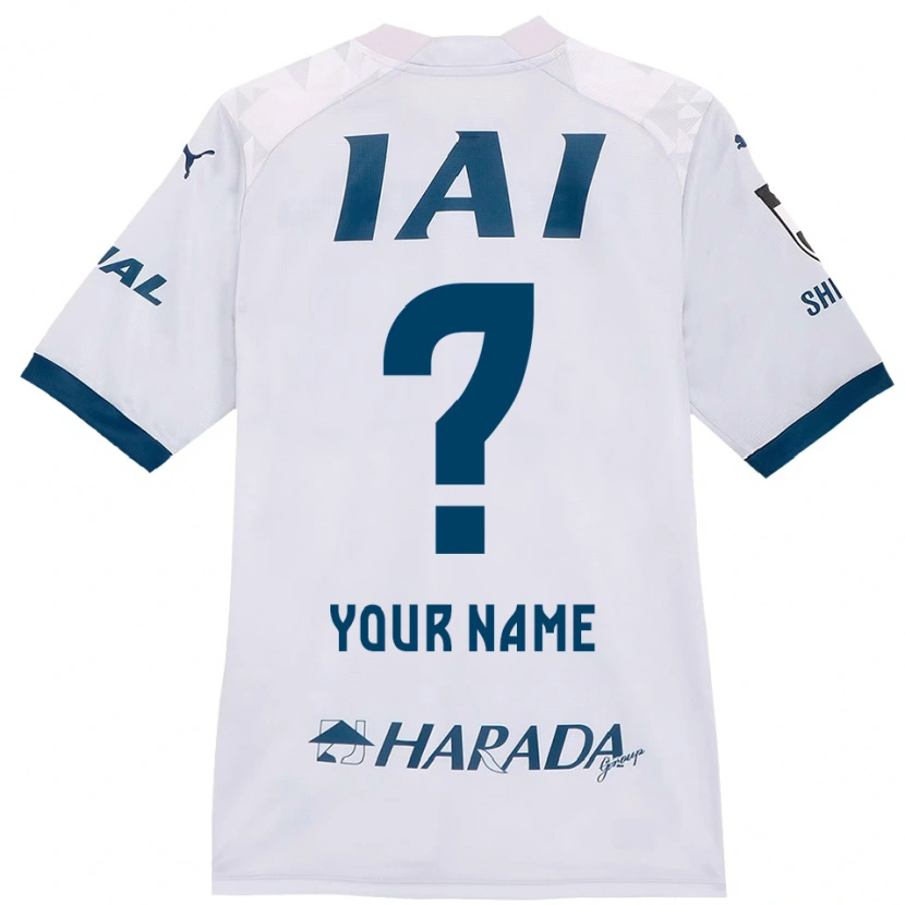 Danxen Criança Camisola Seu Nome #0 Branco Azul Royal Alternativa 2025/26 Camisa