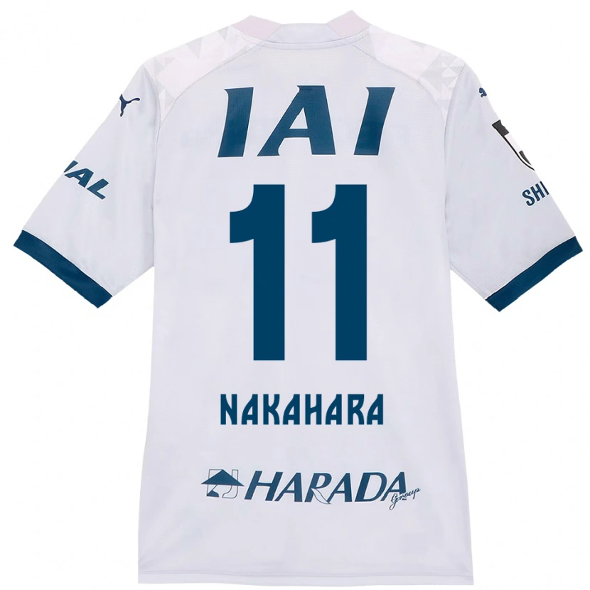 Danxen Criança Camisola Hikaru Nakahara #11 Branco Azul Royal Alternativa 2025/26 Camisa