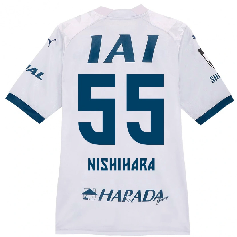 Danxen Criança Camisola Motoki Nishihara #55 Branco Azul Royal Alternativa 2025/26 Camisa