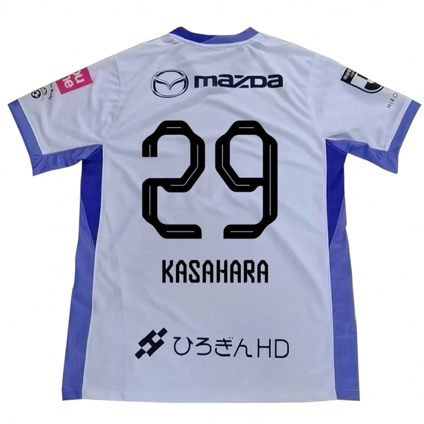 Danxen Criança Camisola Ayano Kasahara #29 Branco Laranja Alternativa 2025/26 Camisa