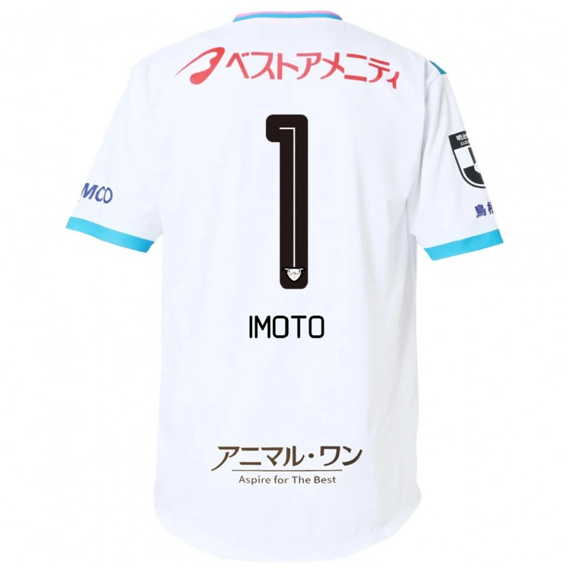 Danxen Criança Camisola Kota Imoto #1 Branco Rosa Alternativa 2025/26 Camisa